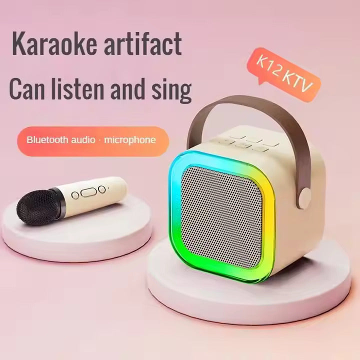 K12 Mini Karaoke Machine with one Wireless Microphone