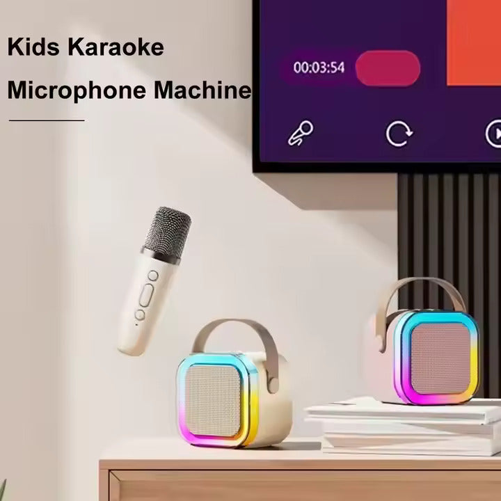 K12 Mini Karaoke Machine with one Wireless Microphone