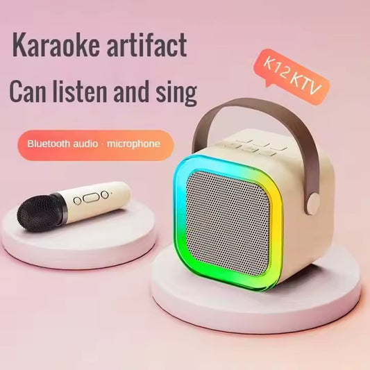 K12 Mini Karaoke Machine with one Wireless Microphone